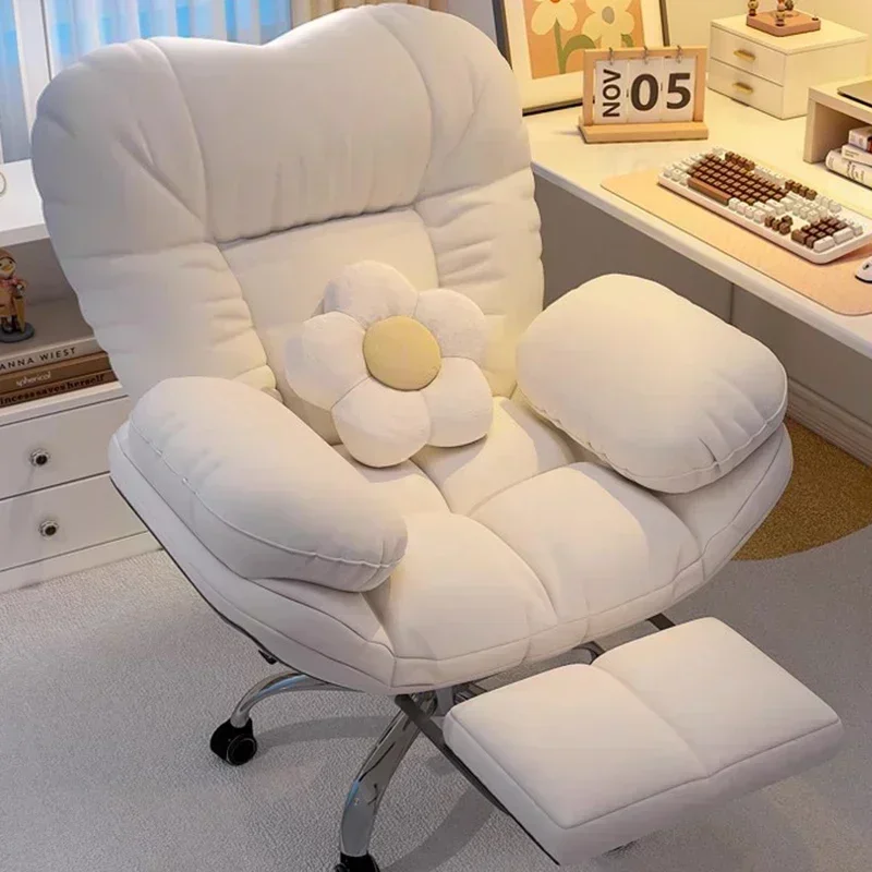 Imagen de Silla de Oficina Reclinable y Giratoria - Cómoda y Ergonómica