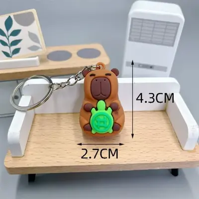 Image de Porte-clés Capybara Mignon - Bijou Créatif pour Voiture