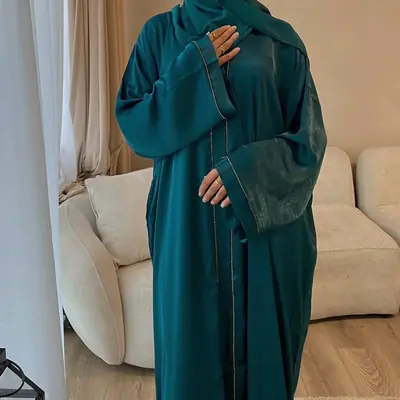 Image de Cardigan Modeste Musulman Élégant pour Femmes