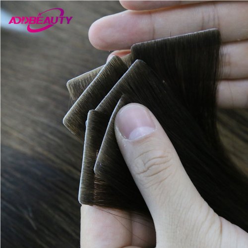 Image of Natural Seamless Tape-In Human Hair Extensions 50g – 20pcs Virgin Hair for Women, Invisible & Easy-to-Apply