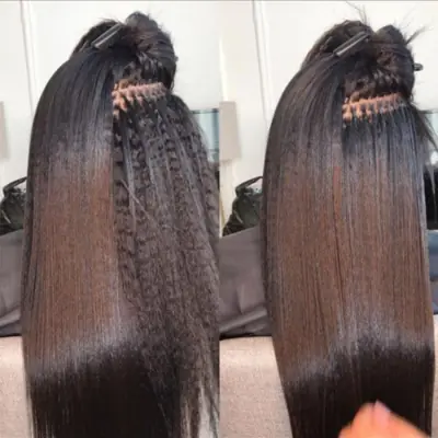 Image de Extensions de Cheveux Vierges Brésiliens 100% Naturels