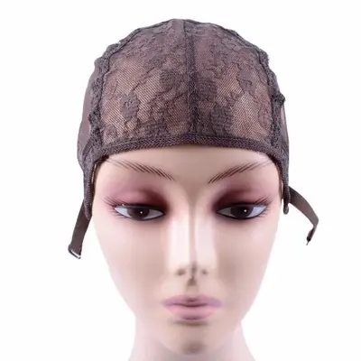 Image de Bonnet de perruque ajustable brun foncé - 1 pièce