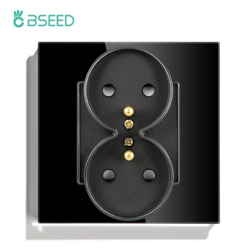 Double Socket Black