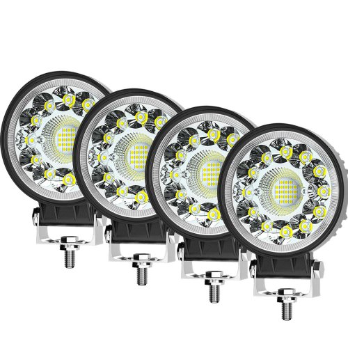 Afbeelding van 4 inch LED Werklamp Bar 123W voor Offroad 4x4 - Waterdichte Verlichting voor Jeep, Truck, Auto, Tractor, SUV en ATV