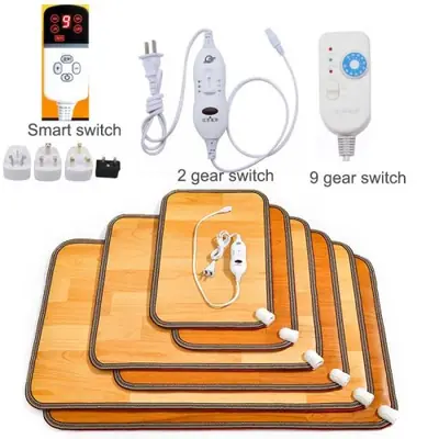 Image de Tapis chauffant électrique pour pieds - Confort hivernal au bureau ou à la maison