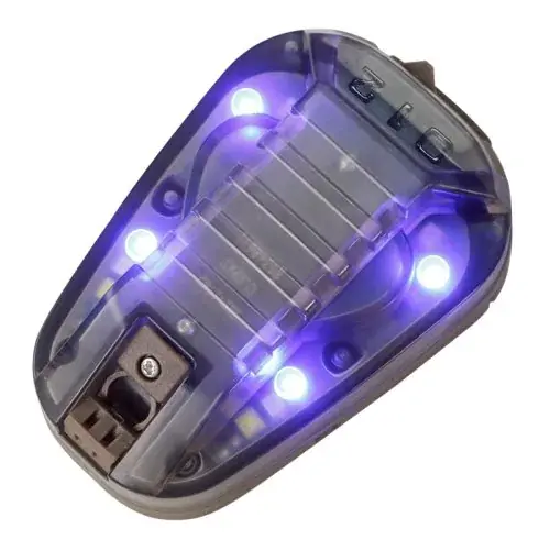 Image de Casque Tactique Lumineux avec Lampe Stroboscopique