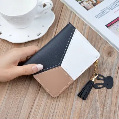 Image de Portefeuille Femme Mini Sac à Main en Cuir PU