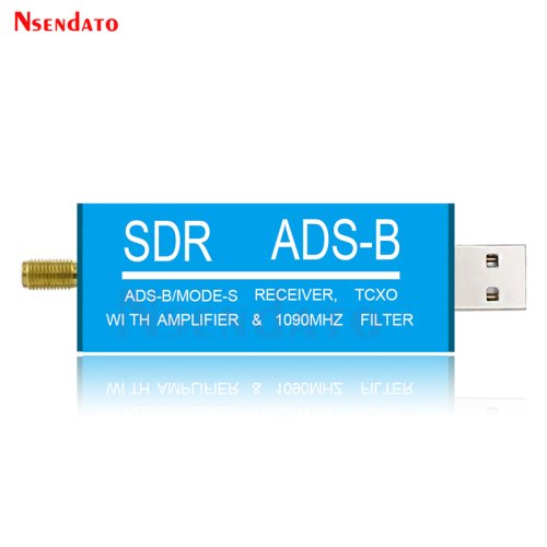 Bild von USB SDR TV Receiver mit integriertem HF-Verstärker und 1090 MHz Bandpassfilter – RTL2832U ADS-B Mode S Empfänger für Radio, Fernsehen und Flugverfolgung