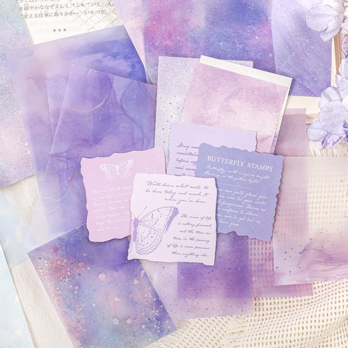 Image of Vintage Paper Craft Kit with 25 Sheets of Decorative Scrapbook Paper for DIY Junk Journals, Collage Art, and Retro Photo Albums