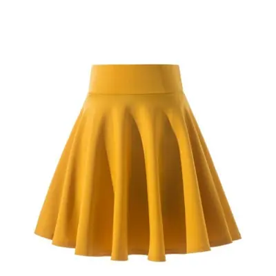 Image de Jupe Courte Noire Évasée - Style Décontracté & Polyvalent