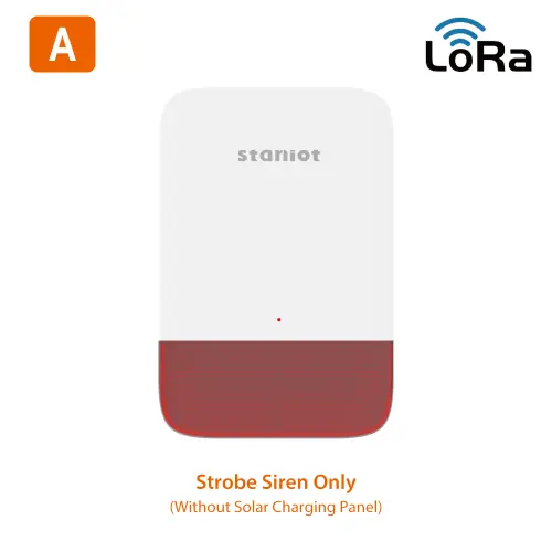 Image de Sirène stroboscopique sans fil 120 dB étanche - Alarme sécurité puissante