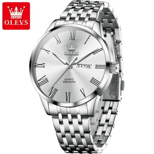 Afbeelding van Elegant Roestvrijstaal Horloge voor Heren – Minimalistisch & Waterdicht
