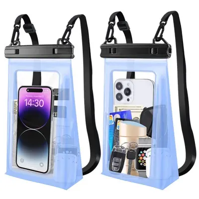 Image de Sac étanche transparent pour smartphone - Idéal pour la natation et le surf
