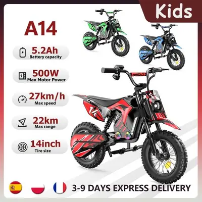 Image de Vélo Électrique Enfant 14 Pouces - 500W, 27 km/h