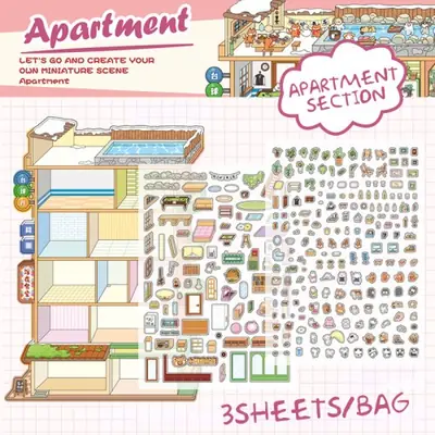 Image de Stickers 3D Miniatures pour Scrapbooking et Décoration
