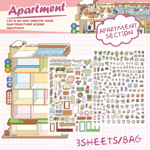 Image de Stickers 3D Miniatures pour Scrapbooking et Décoration