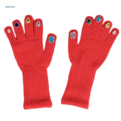 Image de Mitaines Chauffantes avec Pierres Précieuses - Touchscreen