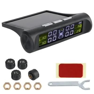 Image de Système TPMS Solaire avec 4 Capteurs - Surveillance de Pression et Température