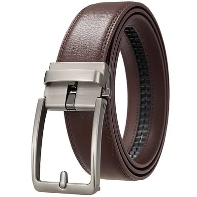 Image de Ceinture Homme Cuir Luxe Boucle Automatique