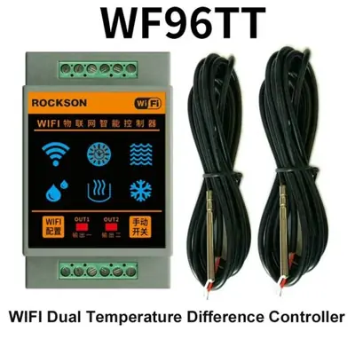 Image de Contrôleur de Température WiFi Double Canal Tuya