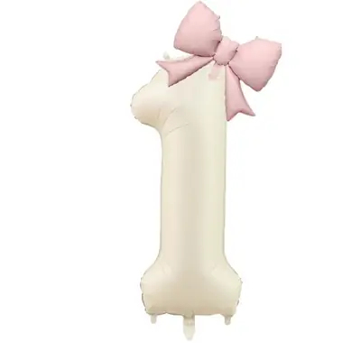 Image de Ballons chiffres géants rose princesse 40 pouces fête