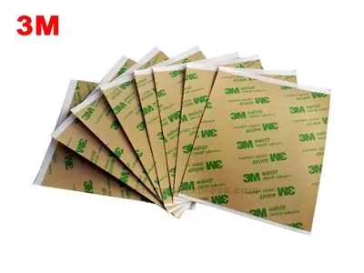 Image de Ruban adhésif double face 3M 468MP 120x100mm - 20 pcs