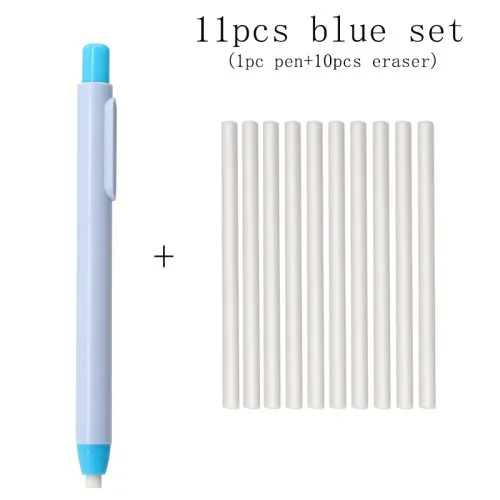 Set van 11 stuks blauw