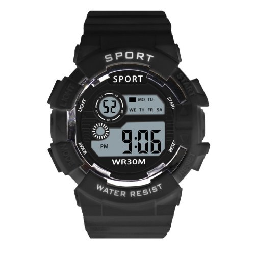 Immagine di Orologio Digitale Sportivo per Bambini Impermeabile con Luce e Sveglia - Orologio Elettronico Intelligente per Ragazzi e Ragazze, Ideale per Studenti e Regalo Originale