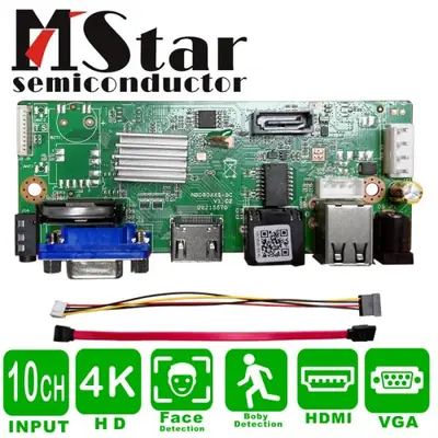 Image de Enregistreur Vidéo 4K 10CH avec Détection Faciale et Stockage 14TB