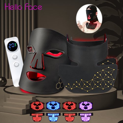 Imagen de Máscara LED para Cuello y Rostro - Rejuvenece tu Piel con Luz Infrarroja