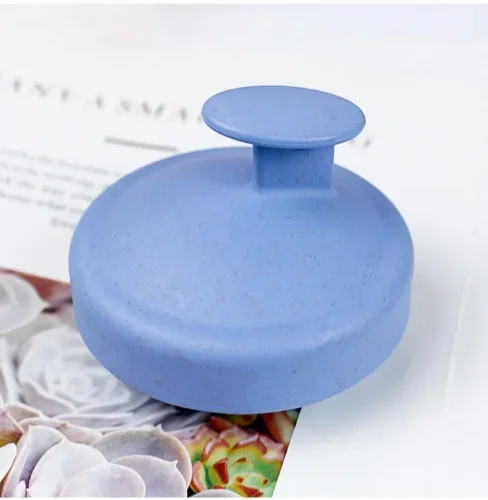Image of Head Cleansing and Massage Wet and Dry Scalp Massage Brush Soft Massage Cushioned Airbag Non-invasive Scalp Deep Conditioning