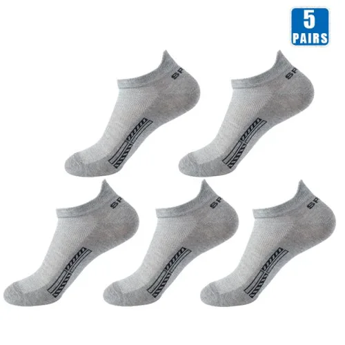 5 paare hell-grau