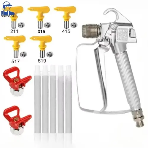 Image de Pistolet Pulvérisateur Haute Pression 3600 psi - 5 Embouts & Filtres
