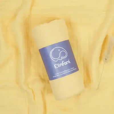 Image de Serviette de Bain Enveloppement pour Bébé 100% Coton