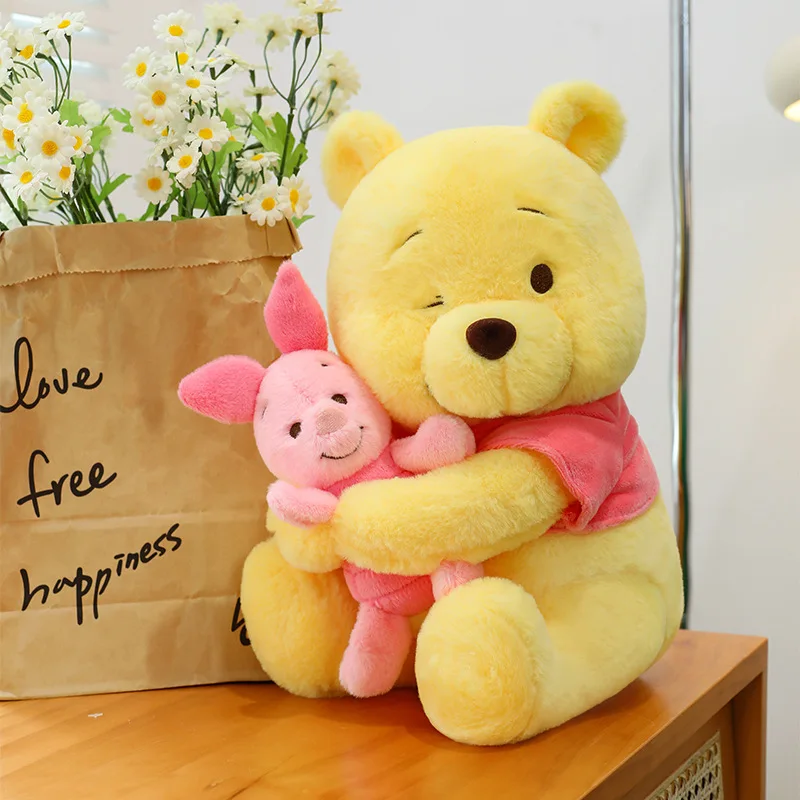 Image of Adorable 35cm Winnie the Pooh Plush Toy – Soft and Huggable Stuffed Bear Doll for Kids, Perfect Birthday or Christmas Gift