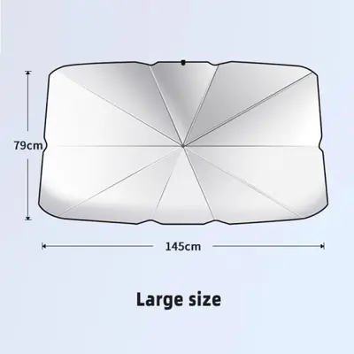 Image de Parasol Pare-Brise Pliable pour Tesla Model 3 & Y - Protection Solaire Été