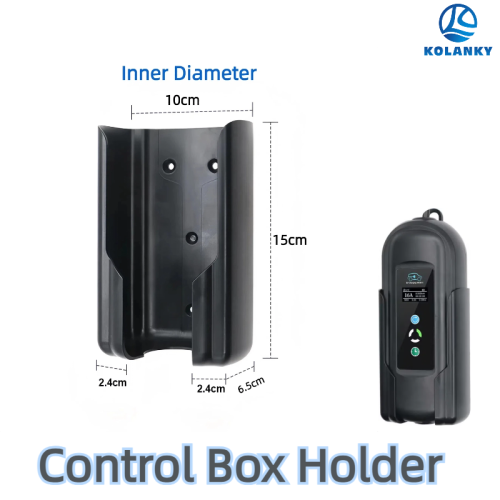 Afbeelding van Praktische Wandhouder voor EV Oplaadkabel – Eenvoudig Te Installeren Schakelkasthouder met Beschermende Opbergruimte voor Elektrische Auto's