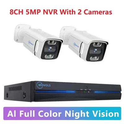 Image de Kit Vidéosurveillance 8MP POE avec Audio Bidirectionnel