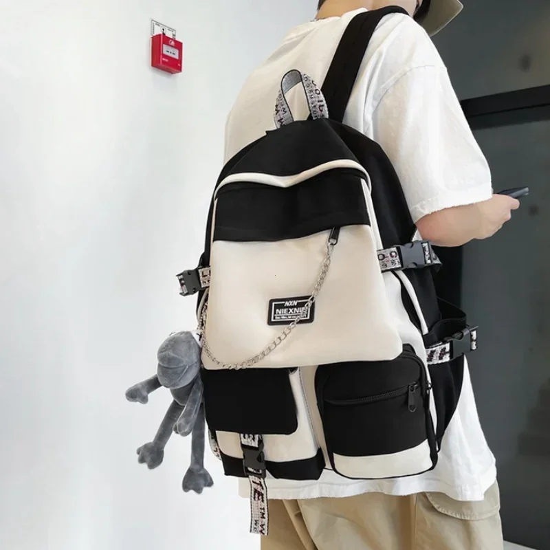 Image de Sac à Dos Étudiant Mode 2026 - Grand Volume pour Femme & Homme