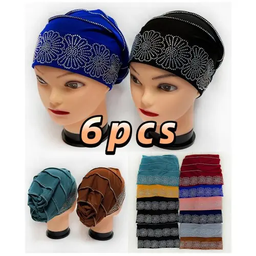 Image de Turban Élastique Musulman - Style Dubai
