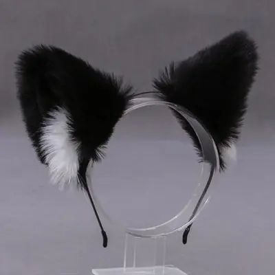 Cerceaux de Cheveux Fourrure Chat Renard - Accessoire Cosplay Mignon