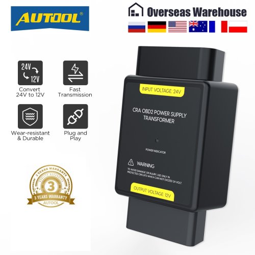 Bild von 24V auf 12V OBD Adapter – Praktische Spannungswandlung für Fahrzeuge