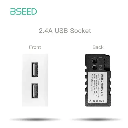 USB prise blanc