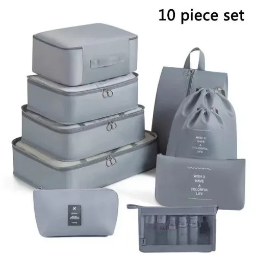 10 piezas Conjunto Gris