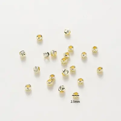 Image de Perles de Fleurs Plaqué Or - Kit DIY pour Bijoux