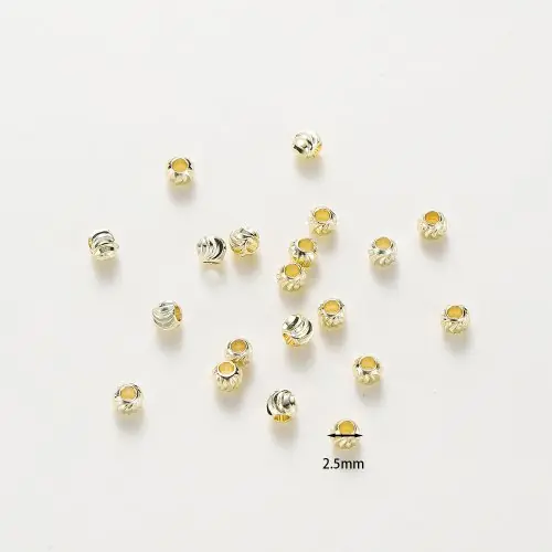 Image de Perles de Fleurs Plaqué Or - Kit DIY pour Bijoux