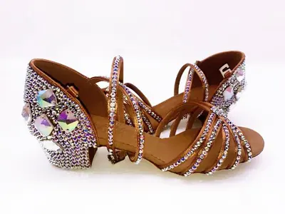 Image de Chaussures de Danse Élégantes à Talons Hauts pour Femmes