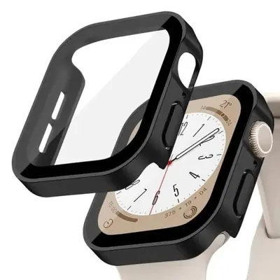 Image de Coque Verre Trempé pour Apple Watch 40-46mm - Protection Écran