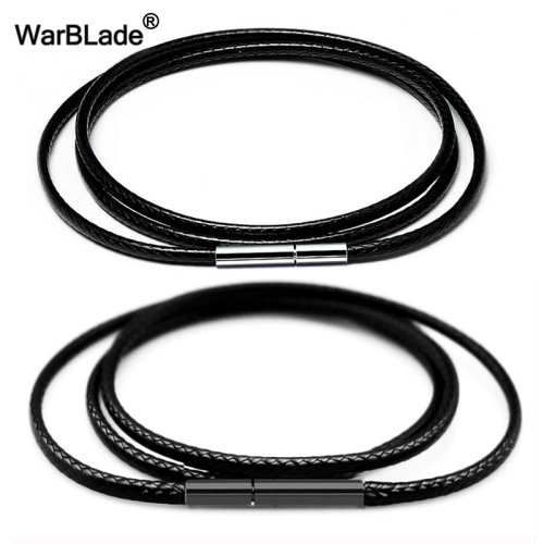 Image de Cordon Collier Noir 40-70cm - Pour Bijoux DIY