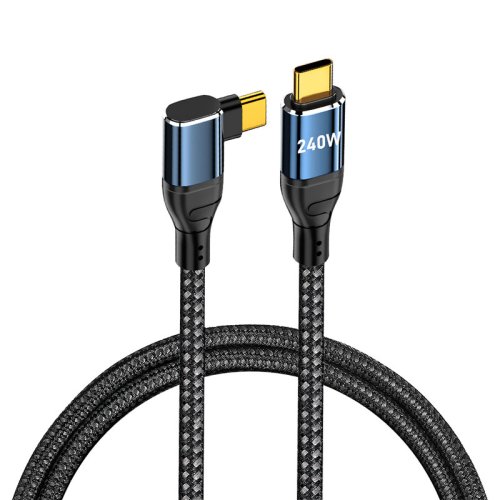 Immagine di Cavo USB tipo C da 240 W Ricarica super veloce per iPhone 16 15 Pro Max MacBook Samsung S23 Xiaomi PD3.1 Cavo caricabatterie dati USBC 2 m 3 m